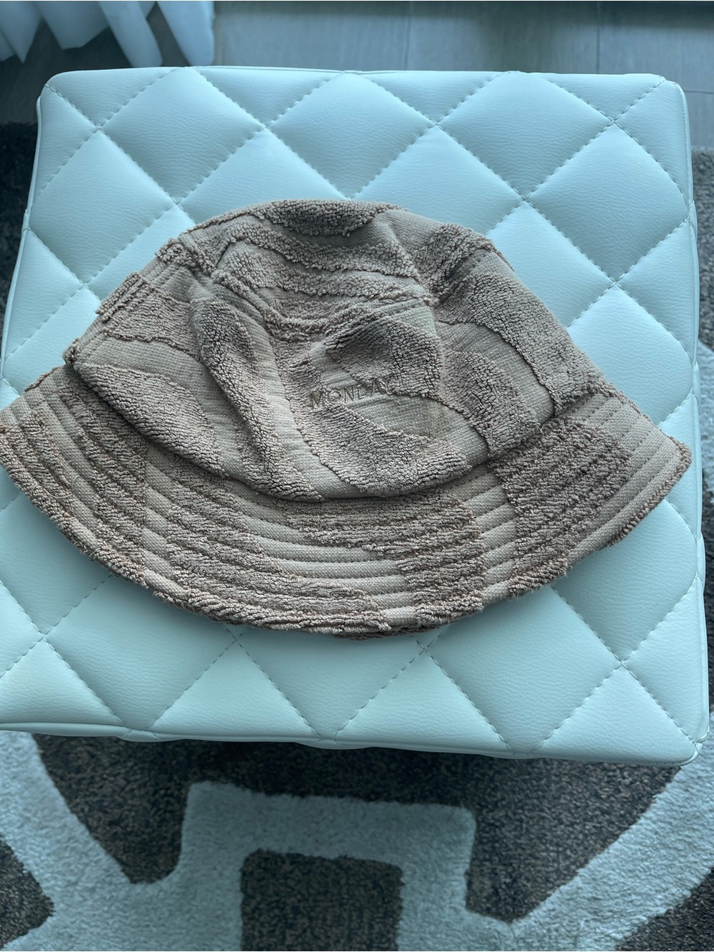 Monday Swimwear Marina Bucket Hat in Husk Terry
